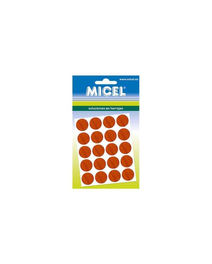 CUBRE TORNILLO MICEL SAPELI 13MM. 20PZS.
