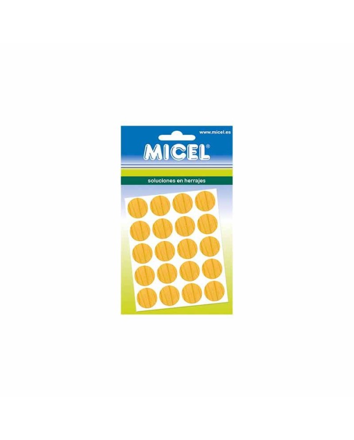 CUBRE TORNILLO MICEL PINO 13MM. 20PZS.