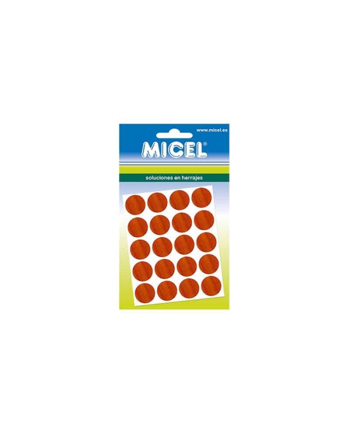 CUBRE TORNILLO MICEL CEREZO 13MM. 20PZS.