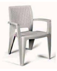 SILLON PLASTICO SFK RATTAN ANTRACITA