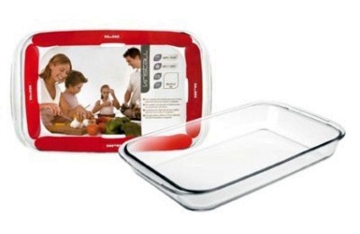 FUENTE HORNO IBILI CRISTAL 38X18 CMS.