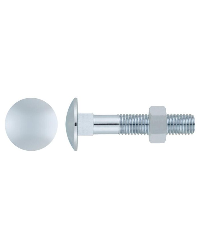 TORNILLO C/REDONDA DIN603  8X100 100U