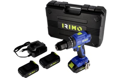 TALADRO PERCUTOR IRIMO 18V. 2BAT. 2AH.