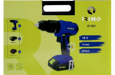 TALADRO PERCUTOR IRIMO 18V. 2BAT. 2AH.