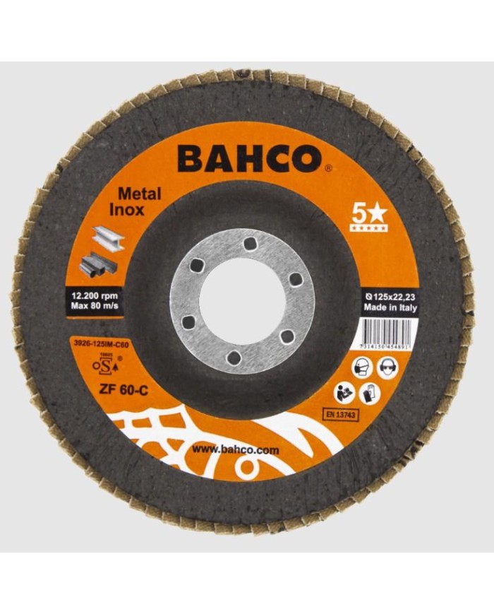 DISCO BAHCO CORTE INOX Y METAL 115 C60