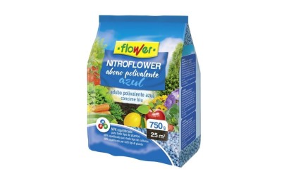 FERTILIZANTE NITROFLOWER AZUL 0'75KGS.