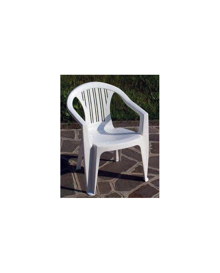 SILLA PLASTICO SFK RATAK BLANCA 2611