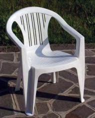 SILLA PLASTICO SFK RATAK BLANCA 2611