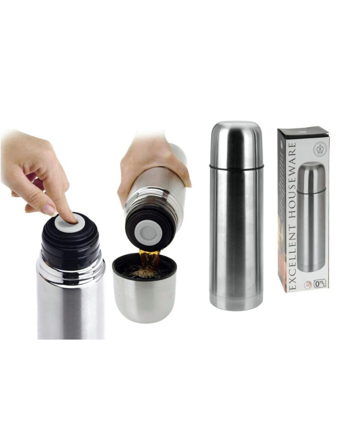 TERMO INOXIDABLE LIQUIDOS EXCELLENTH 750 ML.