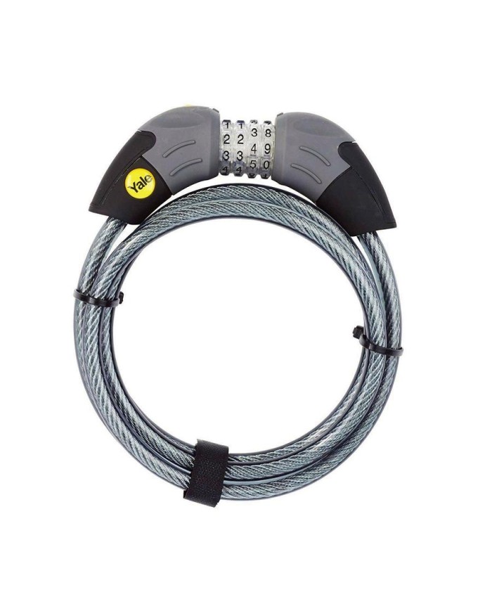 CABLE CANDADO YALE 180X1CMS. COMBINACION