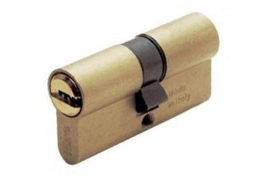 CILINDRO ISEO LATONADO R6 60MM. 30X30 LEVA LARGA DOBLE EMBRAGUE