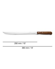 CUCHILLO ARCOS LATINA JAMONERO 250 MM.