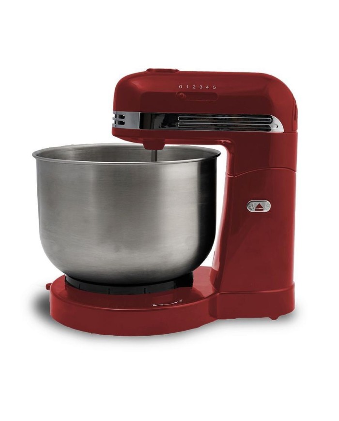 BATIDORA AMASADORA SOGO  350W.3'5LT.ROJO