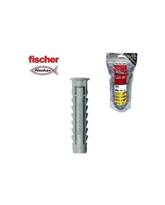 TACO NYLON SX PLUS  6 BOLSA 200+40 UND. FISCHER
