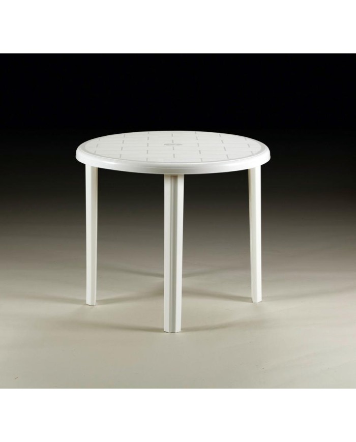 MESA REDONDA SFK 90 CMS. BLANCA