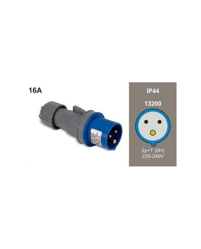 CLAVIJA CETAC MOVIL 2P + T.T. 16A 13200