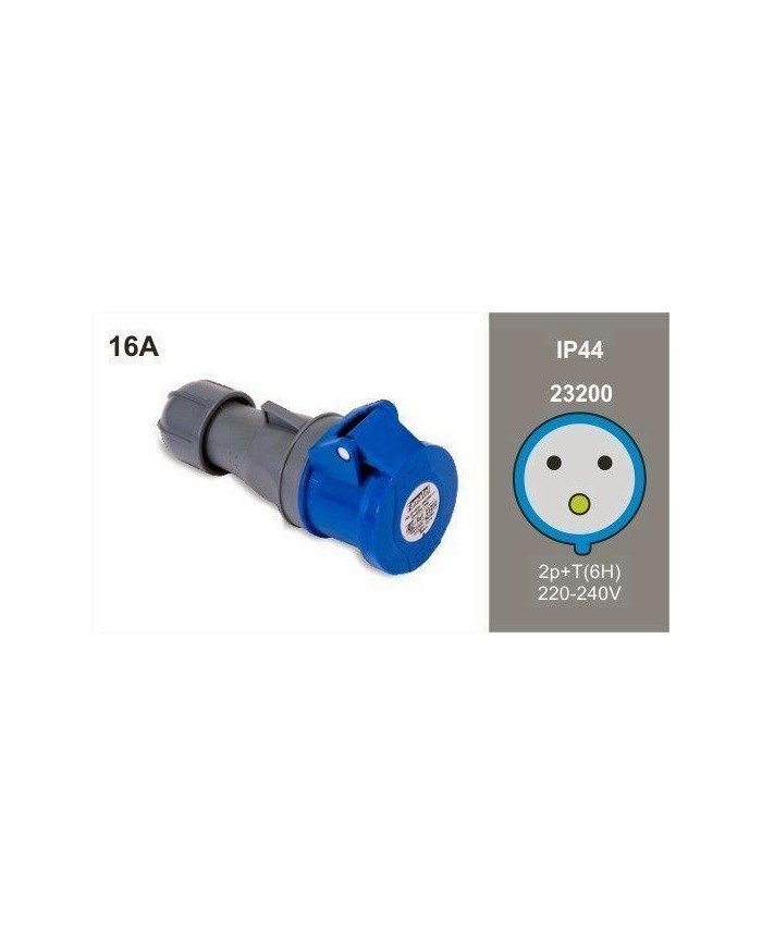 BASE CETAC MOVIL 2P + T.T. 16A 23200