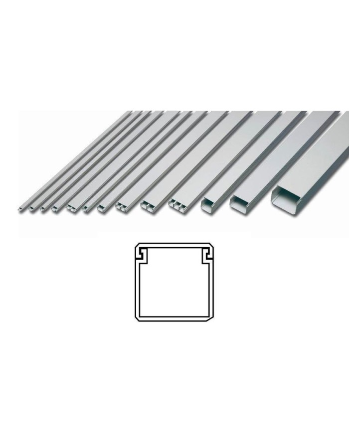 CANALETA ADHESIVA 12X12MM. 2MTS. BLANCA