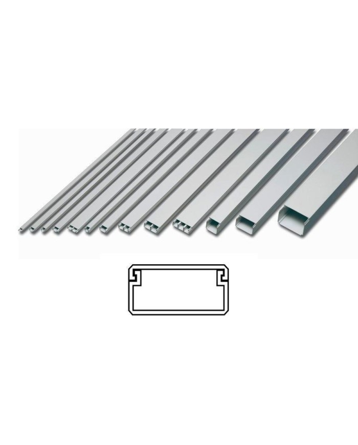 CANALETA 16X25MM. 2MTS. BLANCA