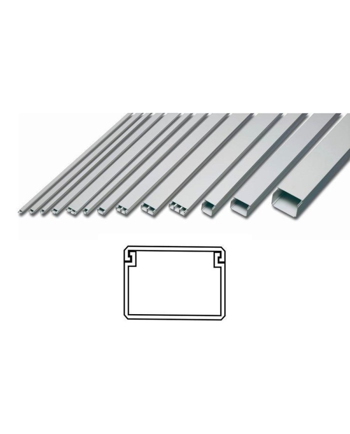 CANALETA 40X60MM. 2MTS. BLANCA