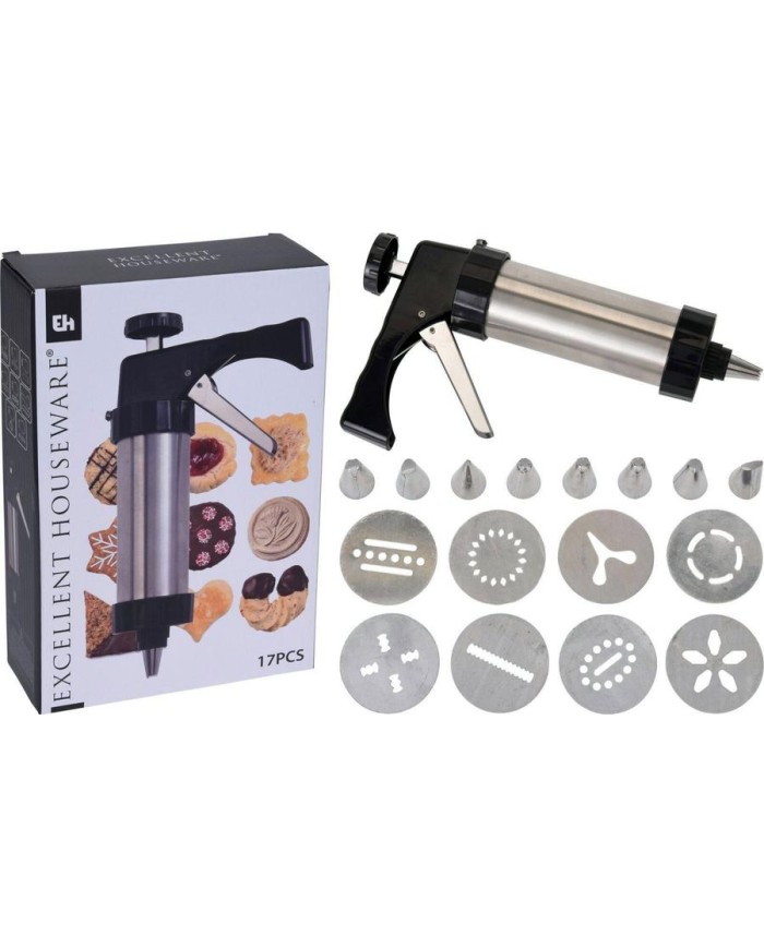 PISTOLA PARA GALLETAS EXCELLENTH (17 PZAS.)