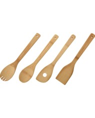 UTENSILIOS DE COCINA EH BAMBU 4PZAS.