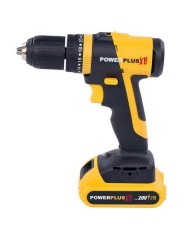 TALADRO PERCUTOR POWERPLUS 20V 1BAT 2Ah POWXB10070