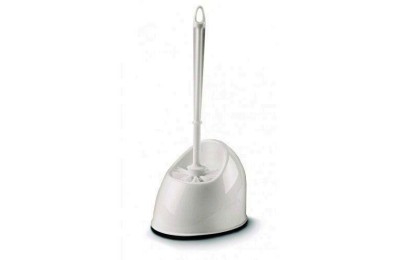 ESCOBILLA Y SOPORTE WC LUX BLANCO MAYA