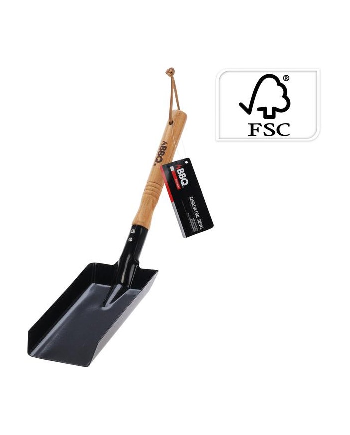 PALETA BARBACOA METAL NEGRA BBQ