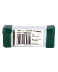 IMAN NEODIMIO 20X15X5MM. RECTANGULAR AMIG (5UDS.)