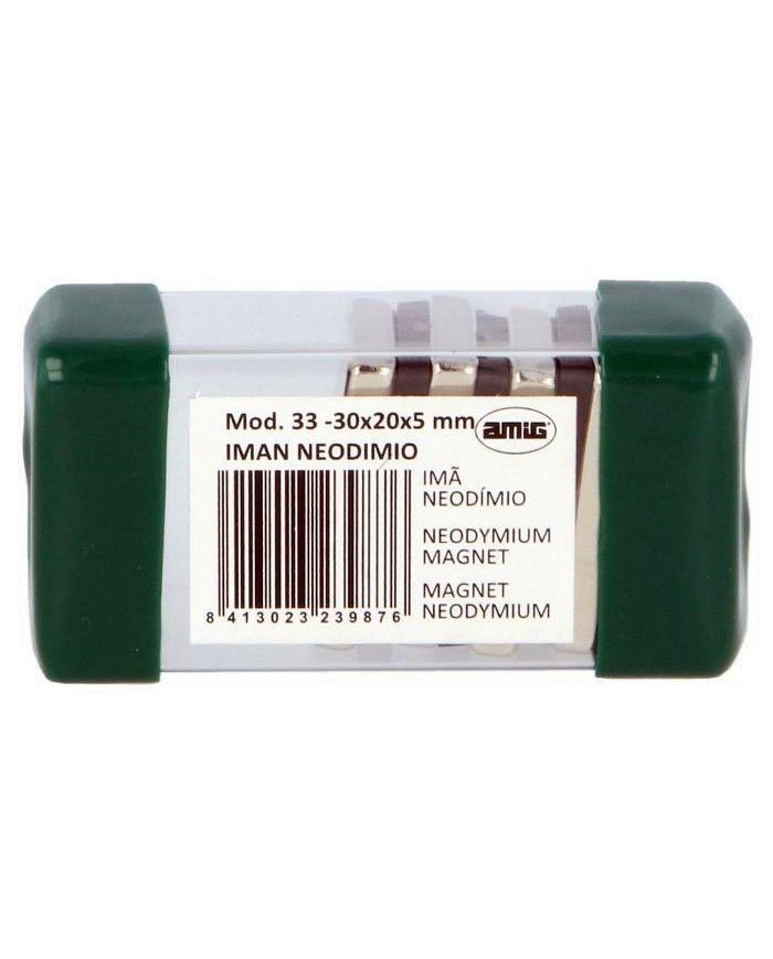 IMAN NEODIMIO 30X20X5MM. RECTANGULAR AMIG (5UDS.)