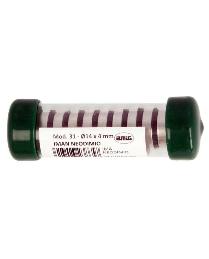 IMAN NEODIMIO 14X4MM. REDONDO AMIG (10UDS.)