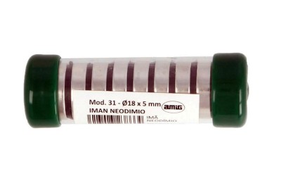 IMAN NEODIMIO 18X5MM. REDONDO AMIG (10UDS.)