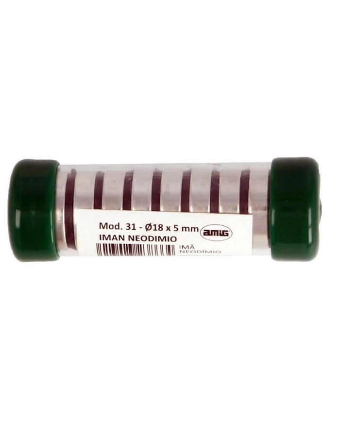 IMAN NEODIMIO 18X5MM. REDONDO AMIG (10UDS.)