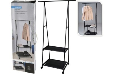 PERCHERO C/ESTANT.STORAGE 55X85X45X157CM