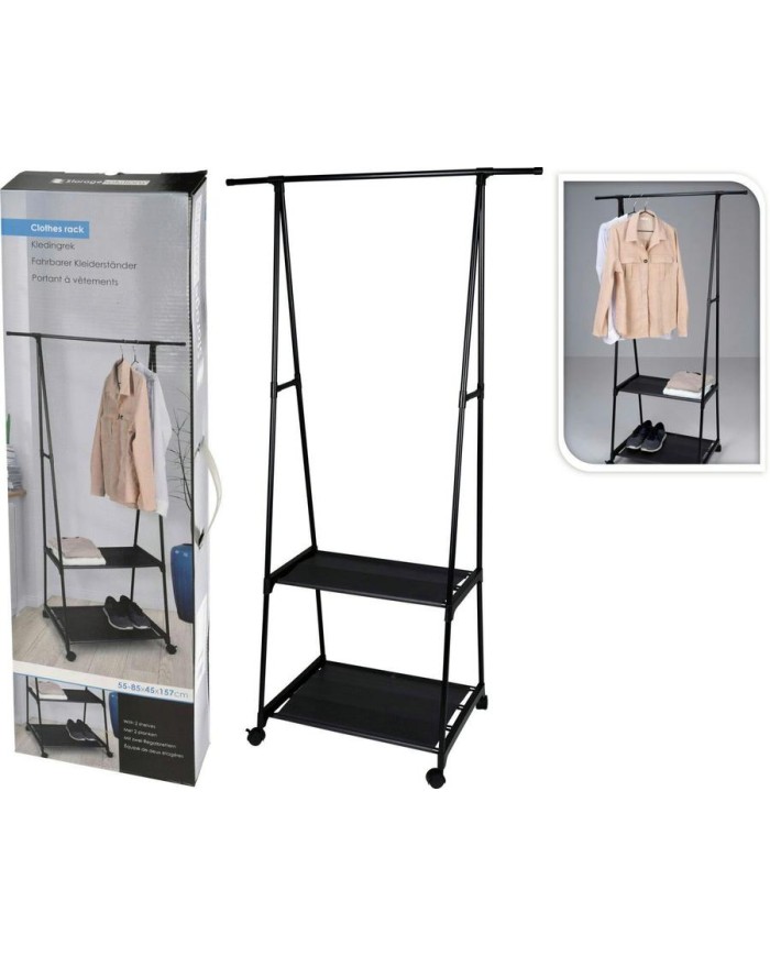 PERCHERO C/ESTANT.STORAGE 55X85X45X157CM
