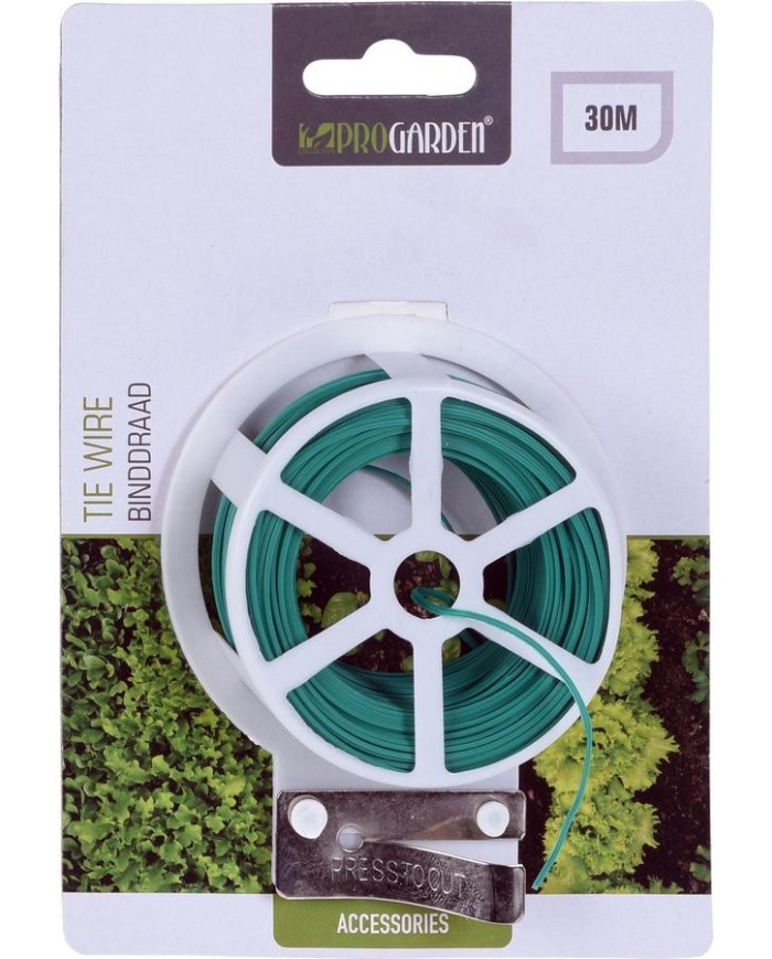 ROLLO ALAMBRE PLANO PLASTIFICADO 30MTS.