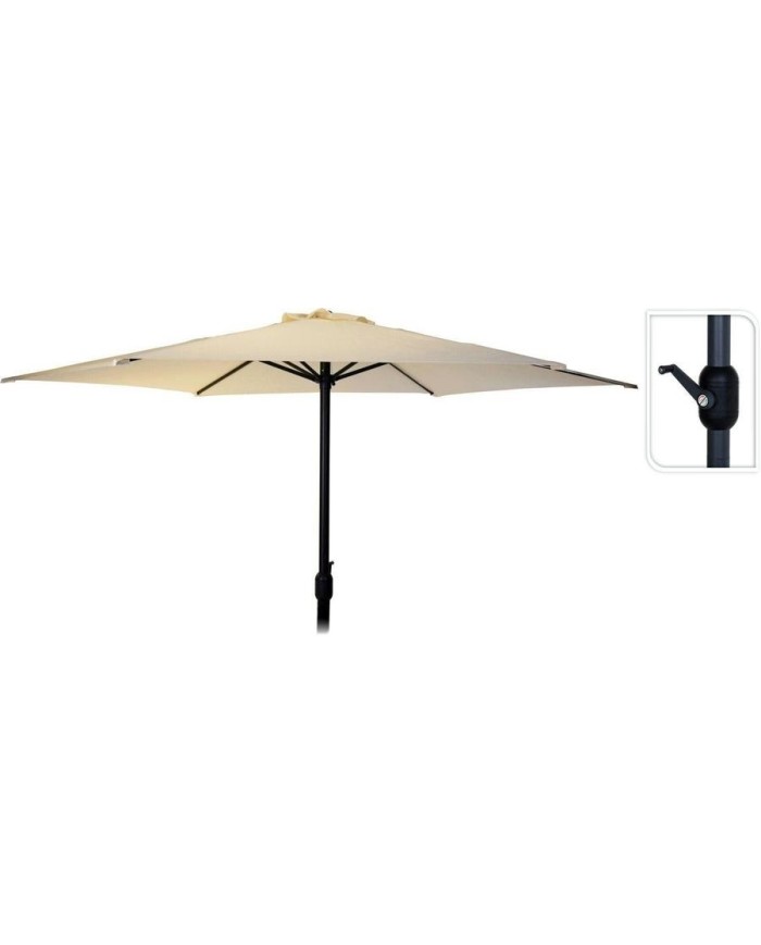 SOMBRILLA JARDIN AMBIANCE 3 MTS. CREMA