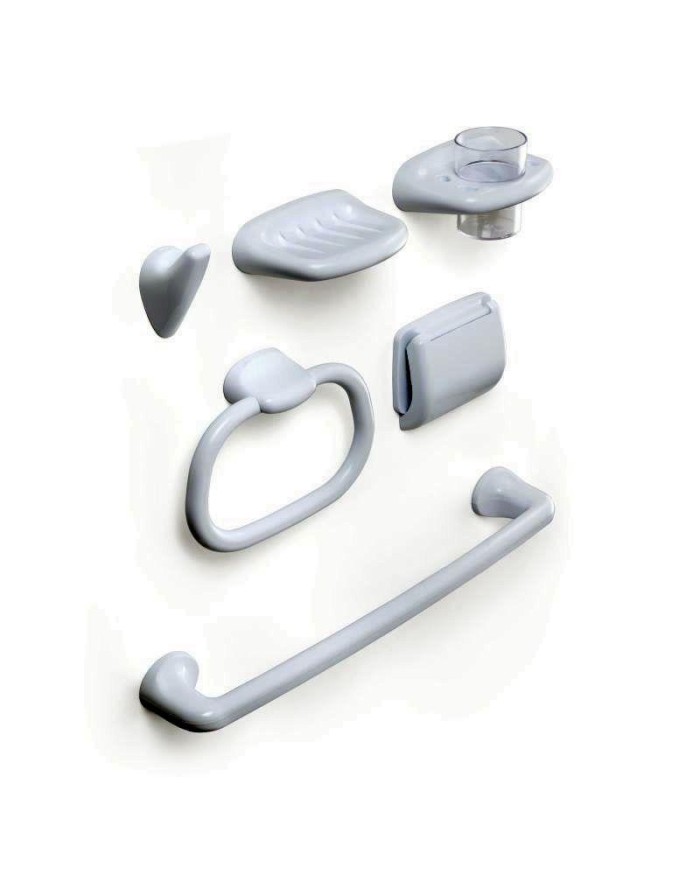 CONJUNTO BAÑO TATAY OLYMPIA BLANCO 6PZAS