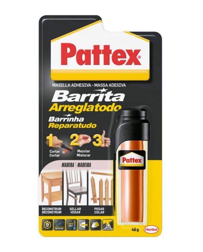 PEGAMENTO PATTEX BARRITA MADERA 48GR.