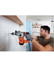 MARTILLO PERFORADOR 1250W.BLACK&DECKER 3,7J  EHS03K-QS
