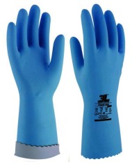 GUANTES LATEX FOOD-TEX AZUL T- 9