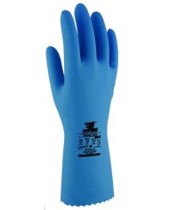 GUANTES LATEX FOOD-TEX AZUL T-10
