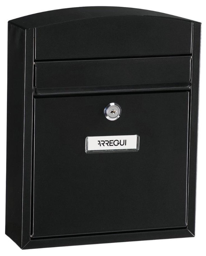 BUZON EXTERIOR ARREGUI COMPACT 204X24MM. NEGRO