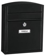 BUZON EXTERIOR ARREGUI COMPACT 204X24MM. NEGRO
