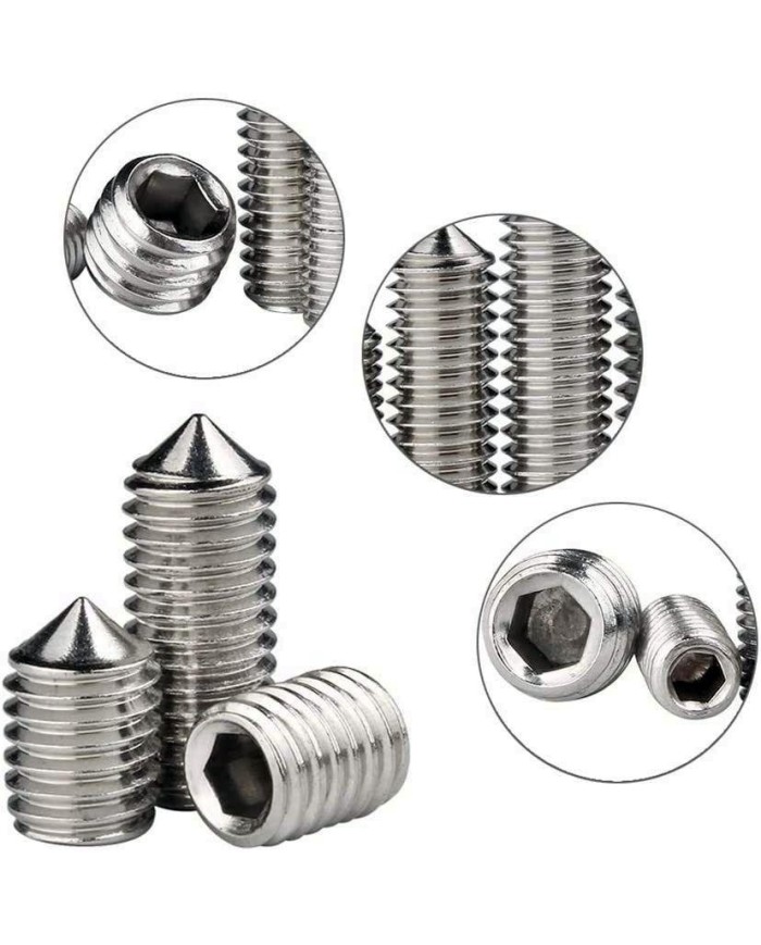 TORNILLO PRISIONERO INOXIDABLE 6X6 DAMESA