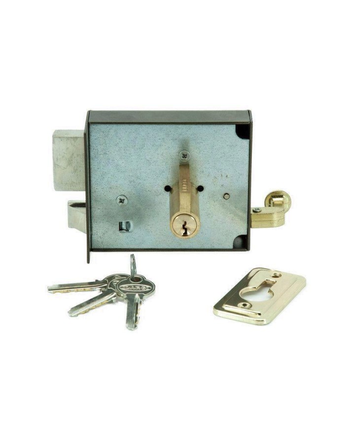 CERRADURA ILARGI 125A  8CM. DERECHA CILINDRO PERFIL