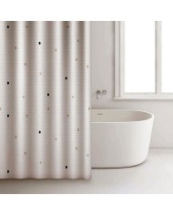 CORTINA BAÑO RAYEN POLIESTER BLANCA 2348