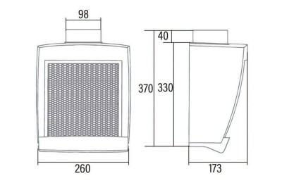 EXTRACTOR CATA DE HUMO COCINA MODELO 500