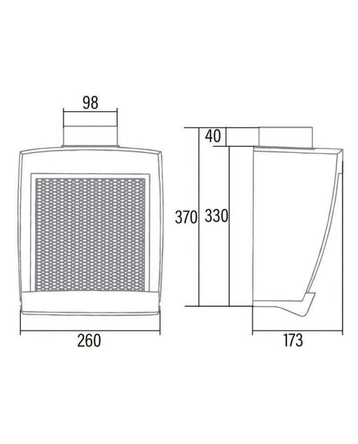 EXTRACTOR CATA DE HUMO COCINA MODELO 500